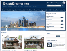 Tablet Screenshot of detroitprogress.com